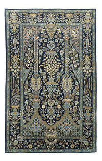 Tappeto Persero - Tabriz - 222 x 140 cm - blu