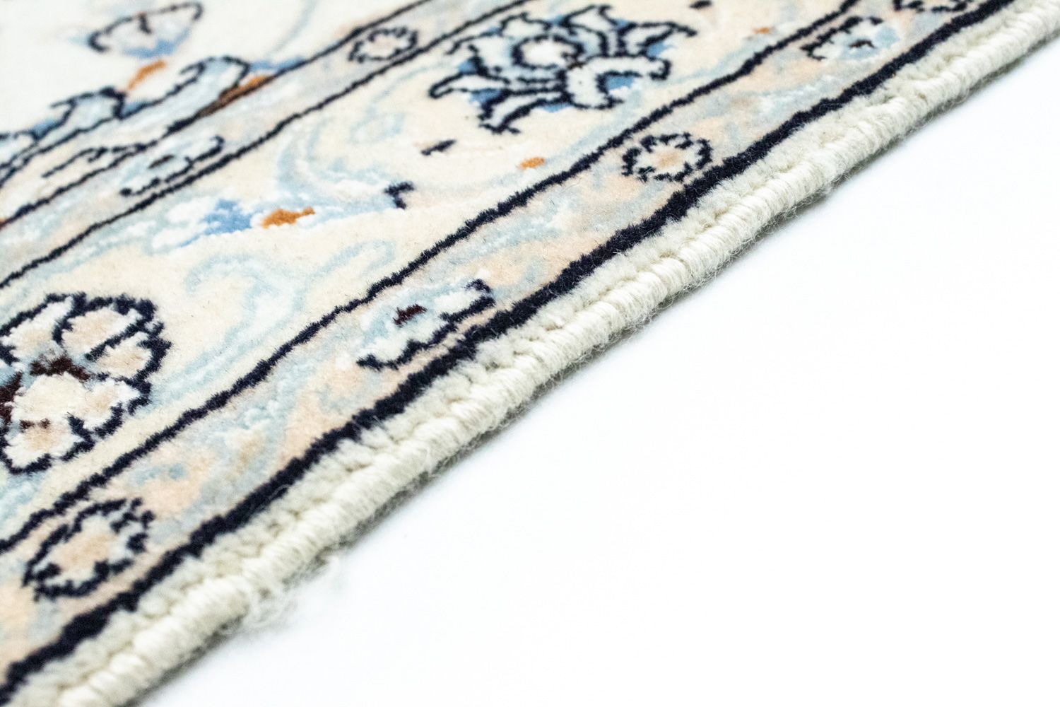 Tappeto corsia Tappeto Persero - Nain - Reale - 295 x 81 cm - bianco naturale