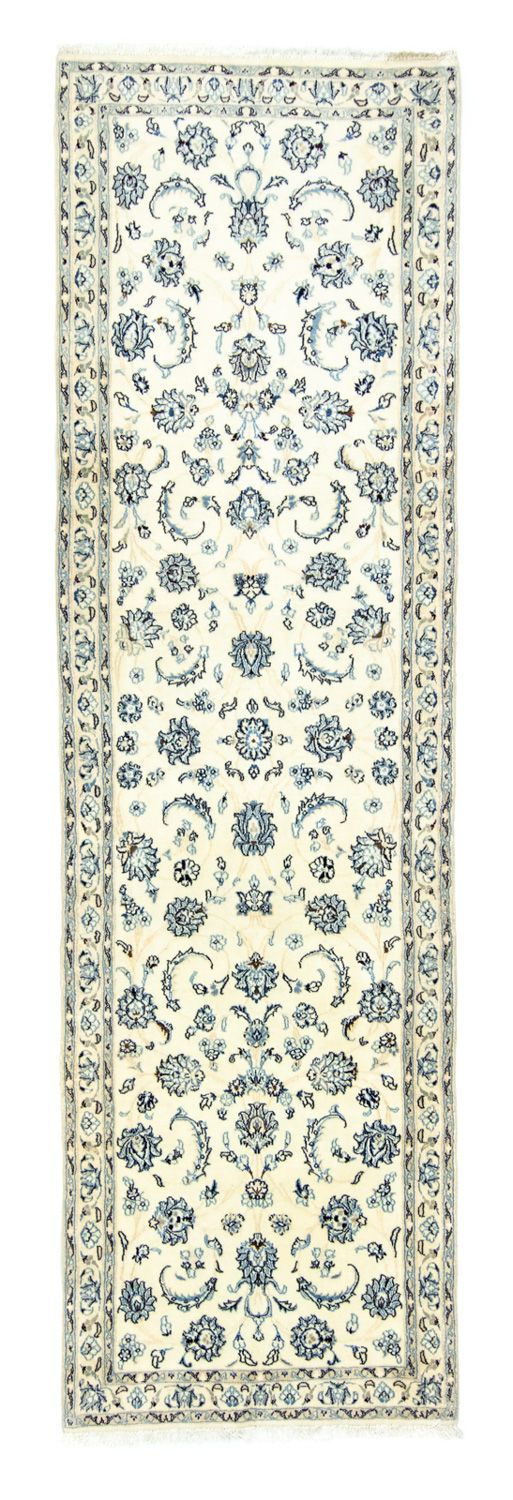 Tappeto corsia Tappeto Persero - Nain - Reale - 306 x 88 cm - bianco naturale