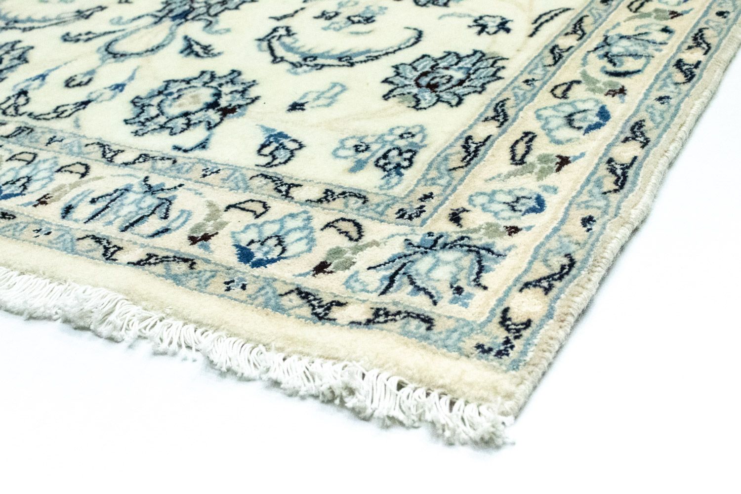 Tappeto corsia Tappeto Persero - Nain - Reale - 306 x 88 cm - bianco naturale