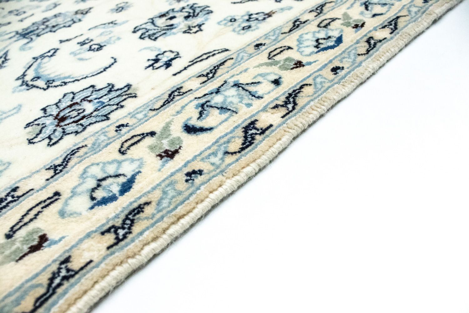 Tappeto corsia Tappeto Persero - Nain - Reale - 306 x 88 cm - bianco naturale