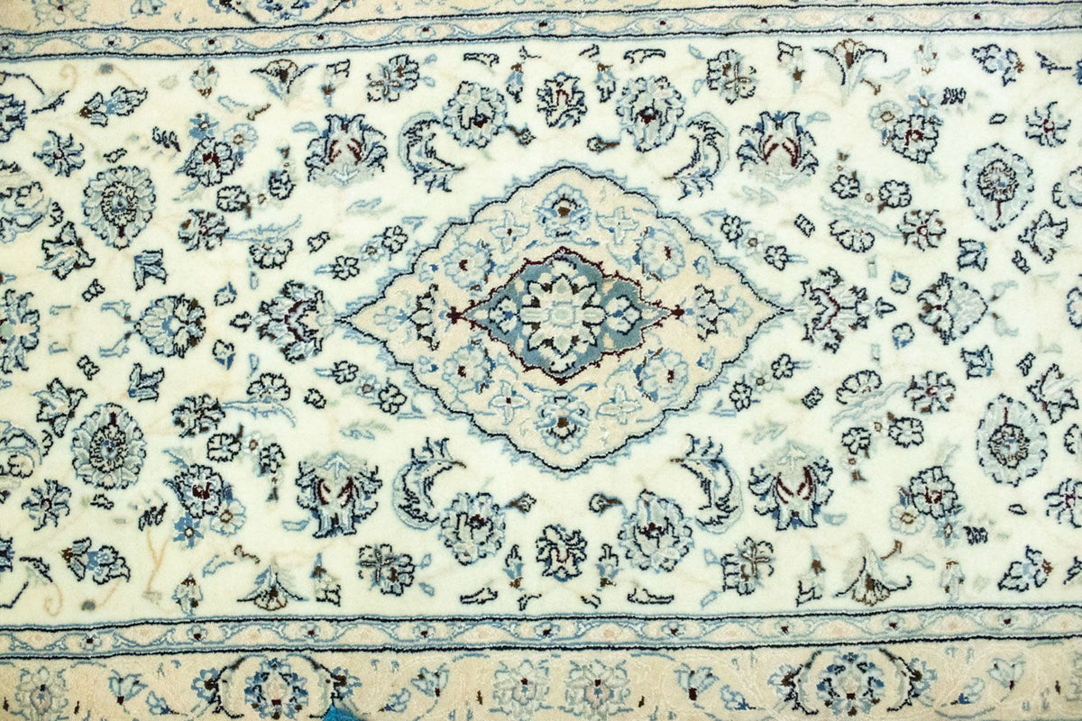 Tappeto corsia Tappeto Persero - Nain - Reale - 285 x 87 cm - bianco naturale