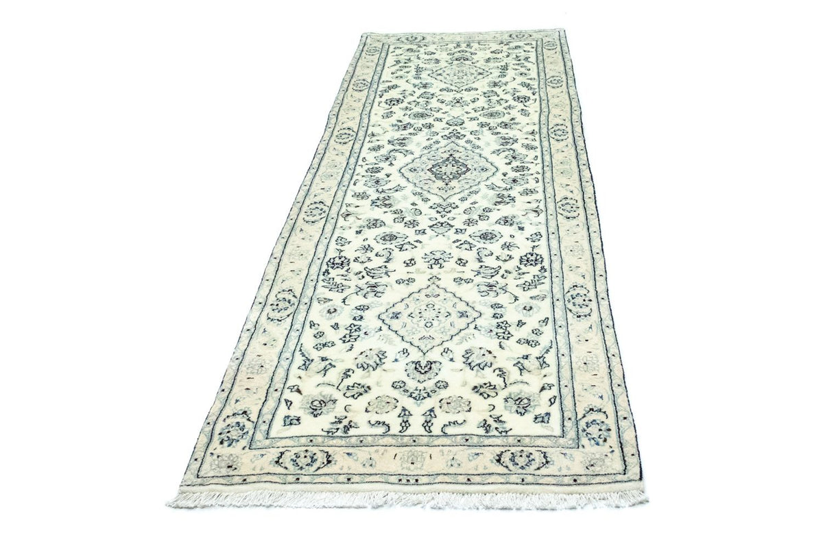 Tappeto corsia Tappeto Persero - Nain - Reale - 285 x 87 cm - bianco naturale
