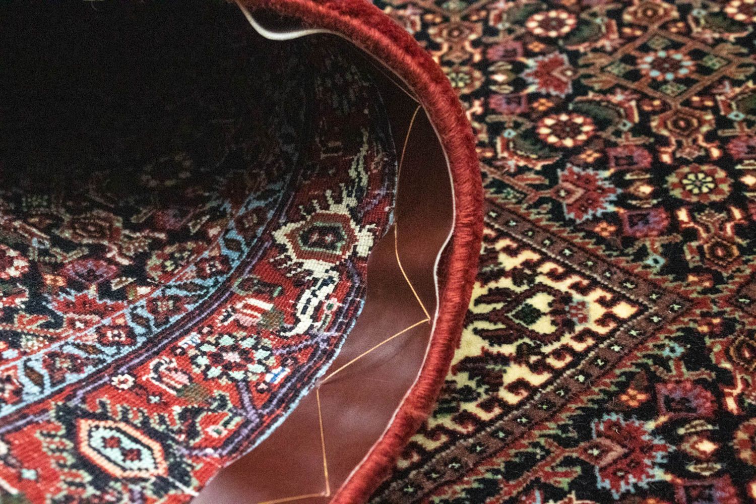 Tappeto corsia Tappeto Persero - Bidjar - 294 x 83 cm - blu