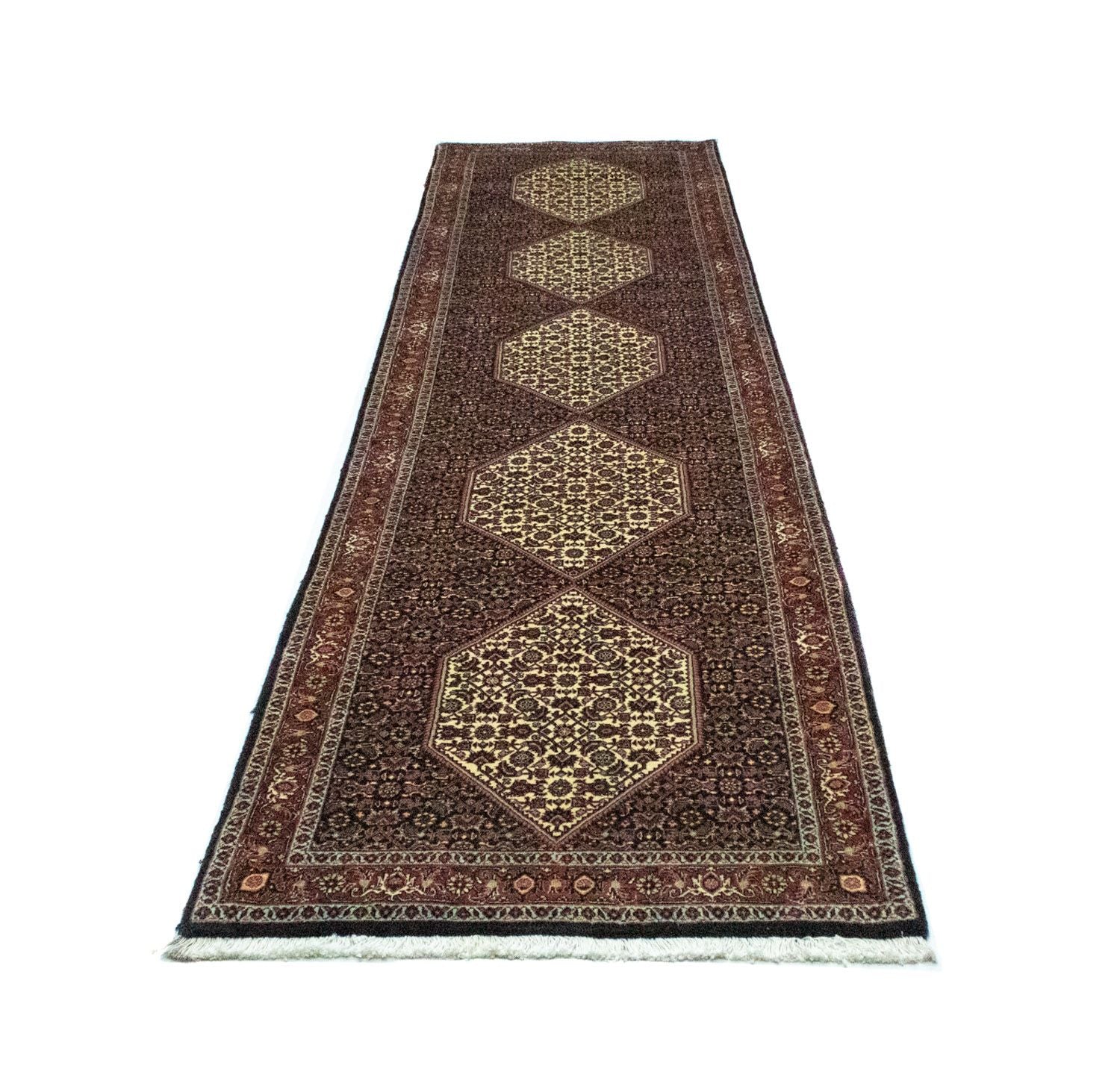 Tappeto corsia Tappeto Persero - Bidjar - 327 x 83 cm - nero