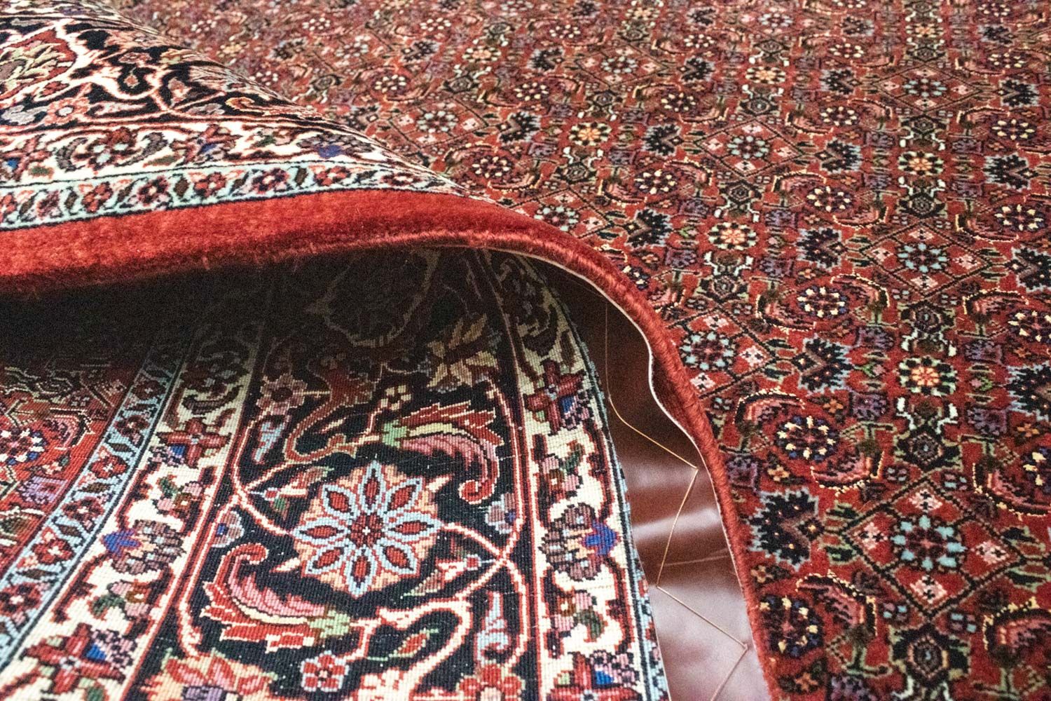 Tappeto Persero - Bidjar quadrato  - 210 x 210 cm - rosso