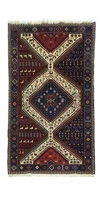 Tappeto corsia Tappeto Persero - Nomade - 190 x 100 cm - blu