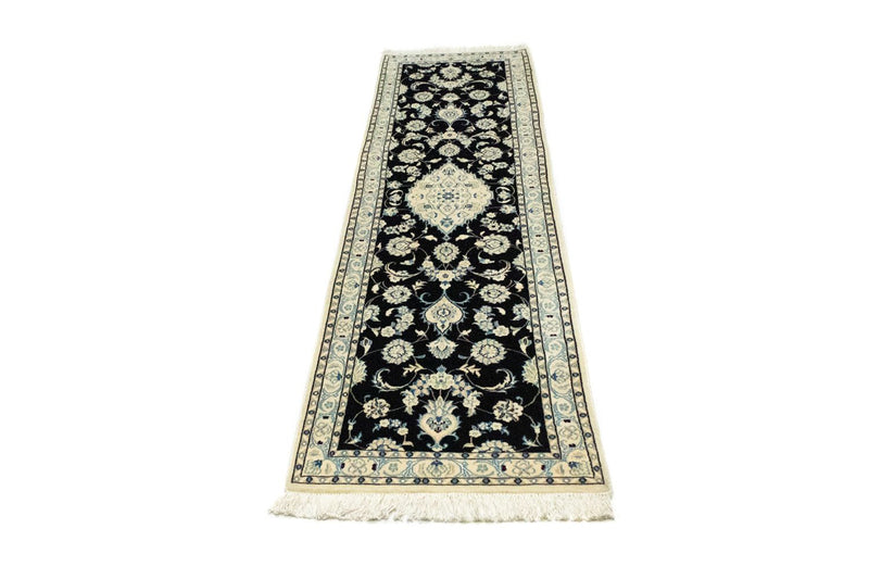 Tappeto corsia Tappeto Persero - Nain - 215 x 57 cm - blu scuro