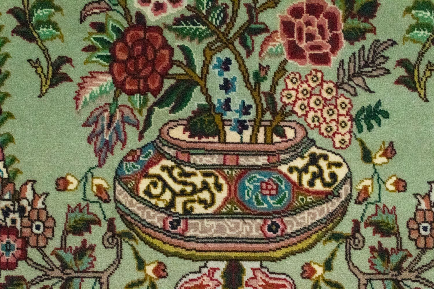 Tappeto Persero - Tabriz - Reale - 83 x 62 cm - verde