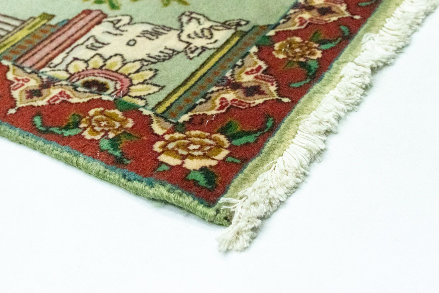 Tappeto Persero - Tabriz - Reale - 83 x 62 cm - verde