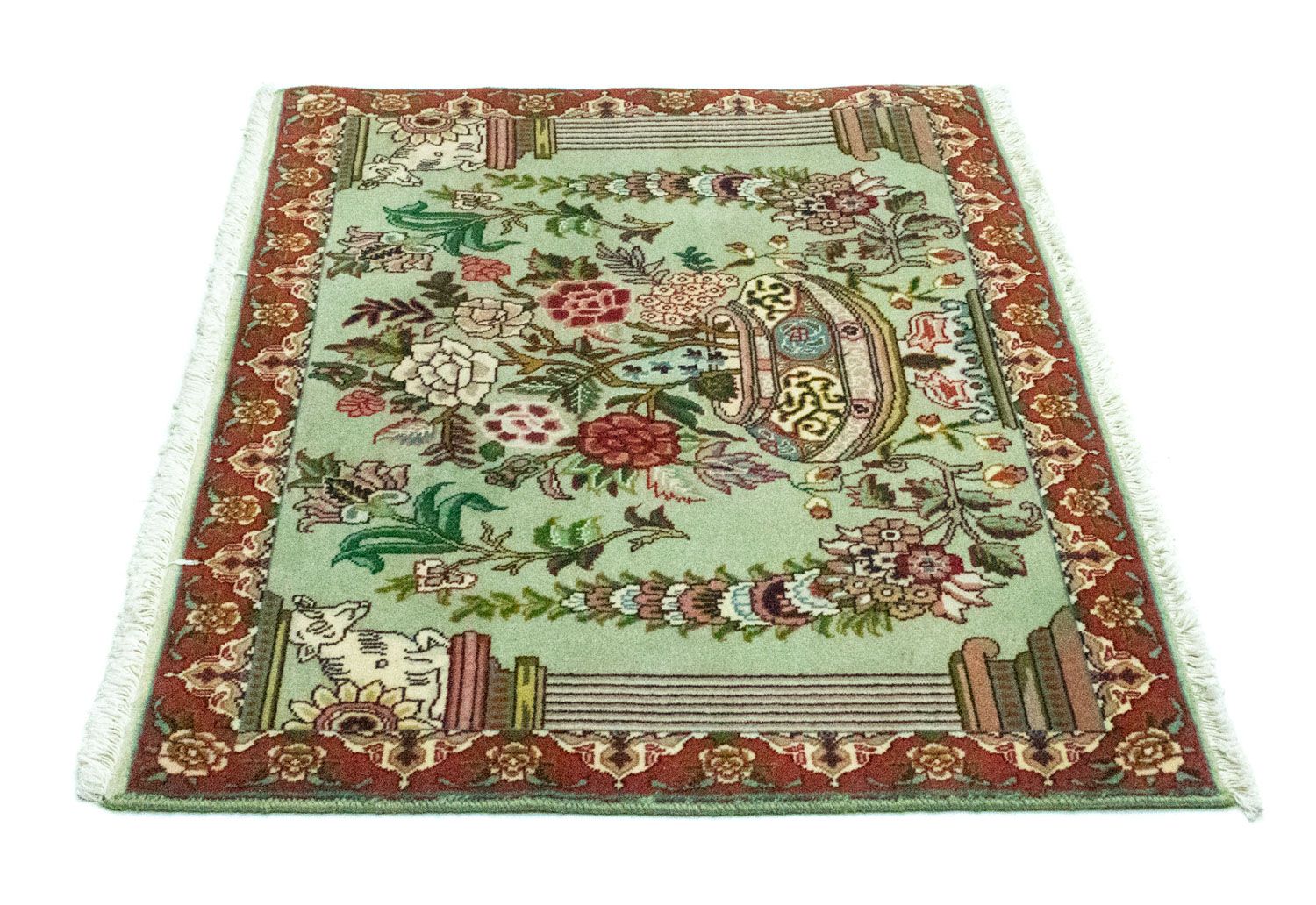 Tappeto Persero - Tabriz - Reale - 83 x 62 cm - verde