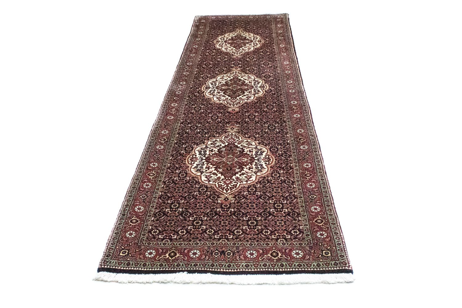 Tappeto corsia Tappeto Persero - Bidjar - 309 x 80 cm - blu