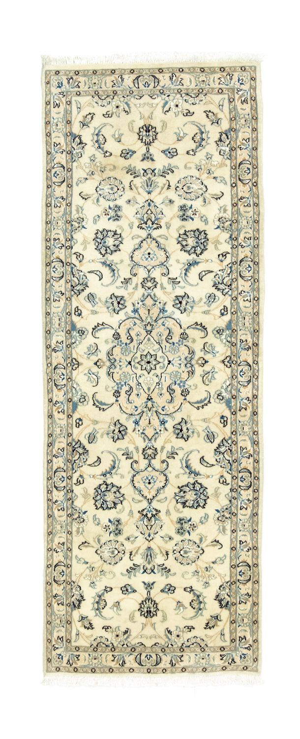 Tappeto corsia Tappeto Persero - Nain - 200 x 70 cm - bianco naturale