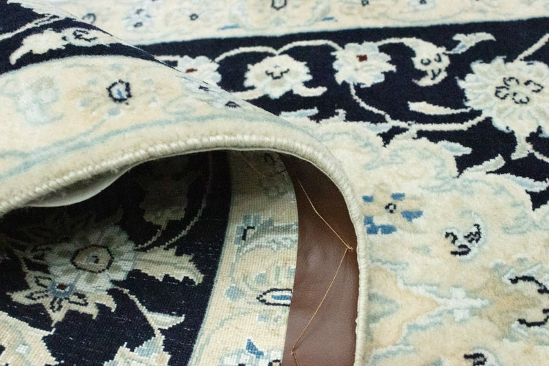 Tappeto corsia Tappeto Persero - Nain - 203 x 70 cm - blu scuro