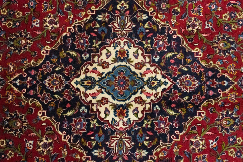 Tappeto Persero - Keshan - 368 x 250 cm - rosso