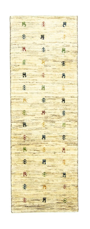 Tappeto corsia Tappeto Gabbeh - Persero - 219 x 75 cm - beige