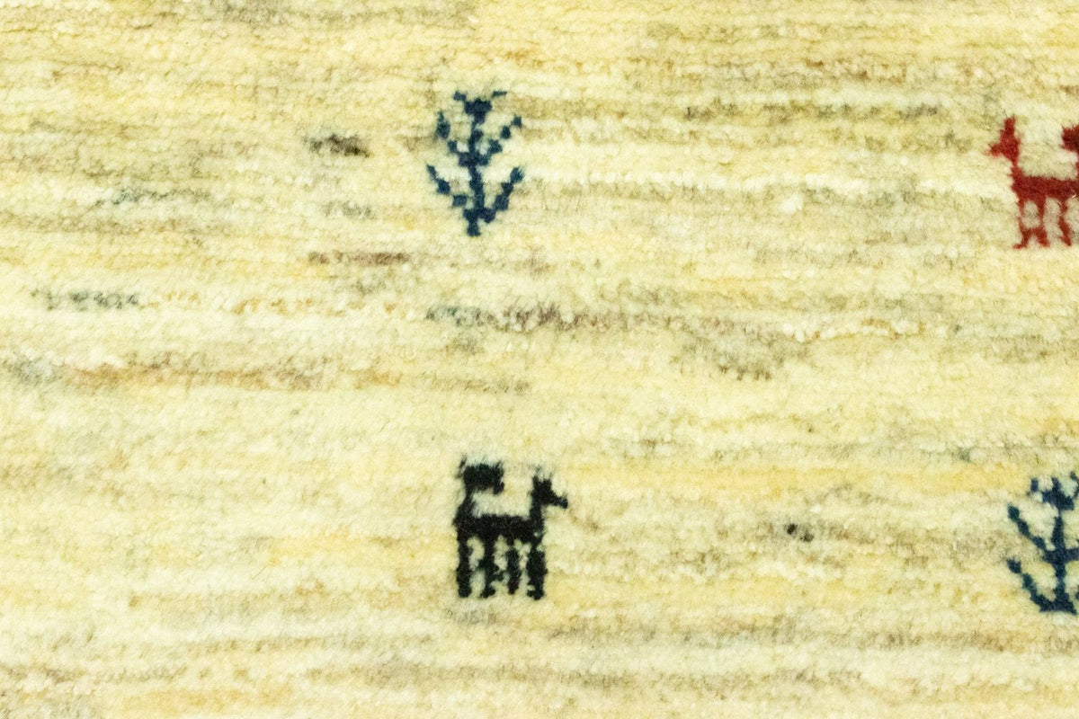 Tappeto corsia Tappeto Gabbeh - Persero - 219 x 75 cm - beige