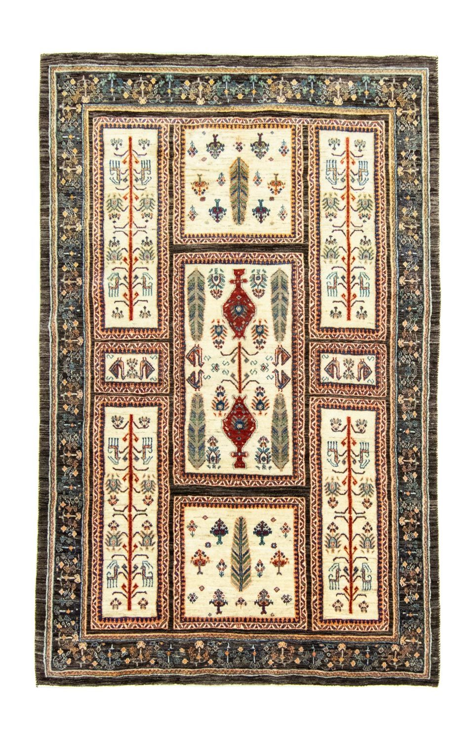Tappeto Gabbeh - Loribaft Persero - 251 x 162 cm - colorato