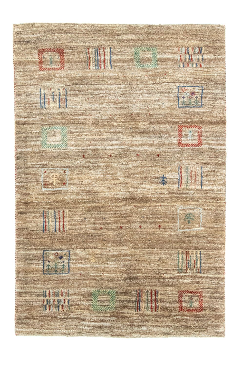 Tappeto Gabbeh - Persero - 154 x 103 cm - marrone