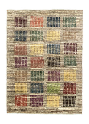 Tappeto Gabbeh - Persero - 137 x 102 cm - grigio