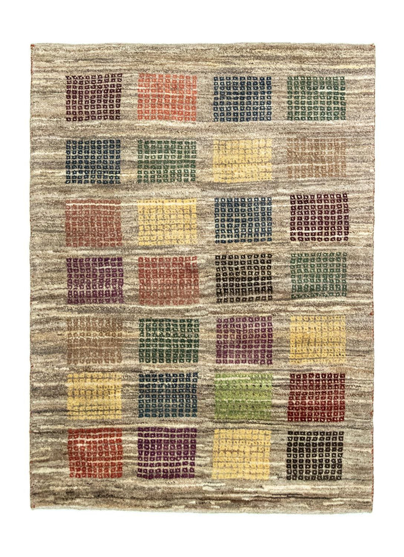 Tappeto Gabbeh - Persero - 137 x 102 cm - grigio