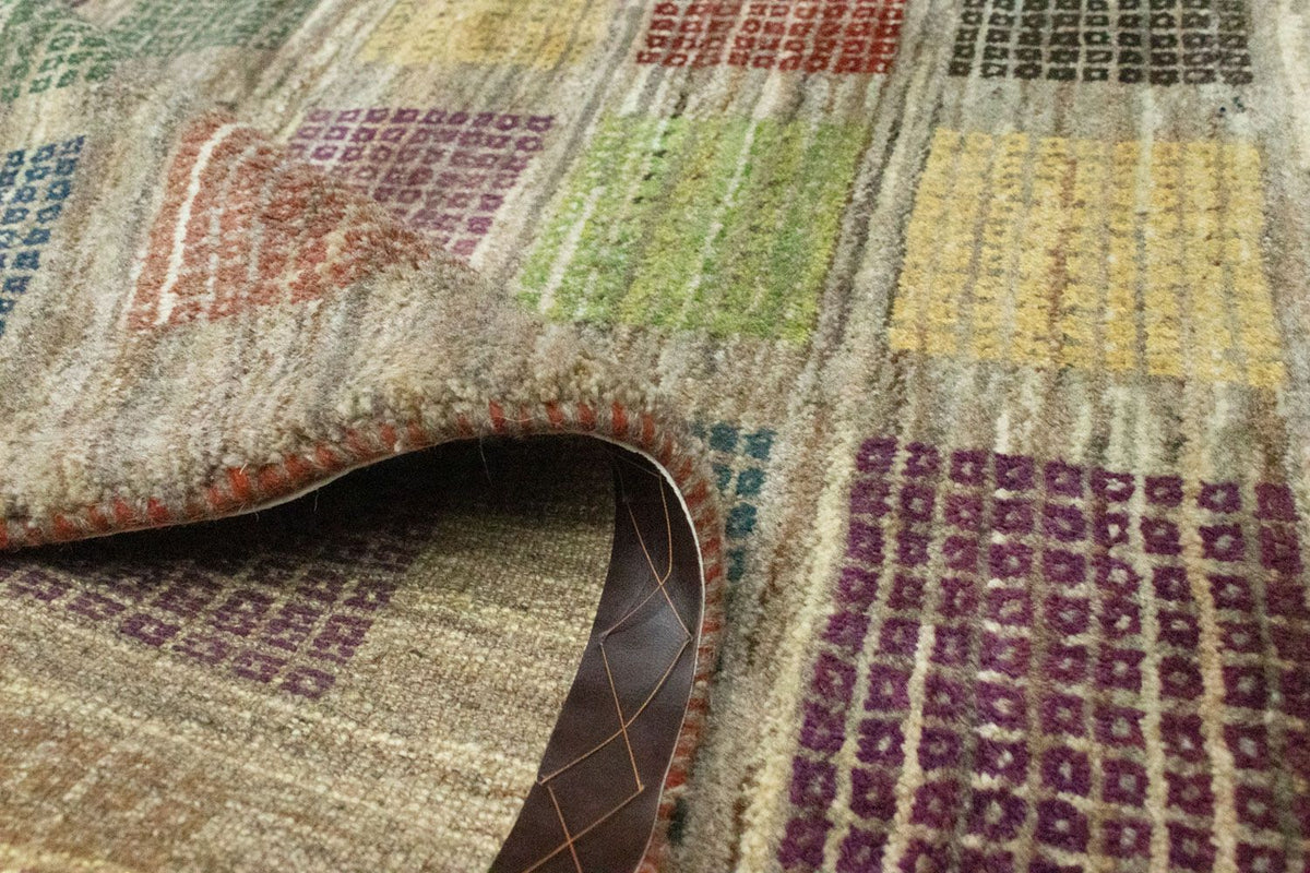 Tappeto Gabbeh - Persero - 137 x 102 cm - grigio