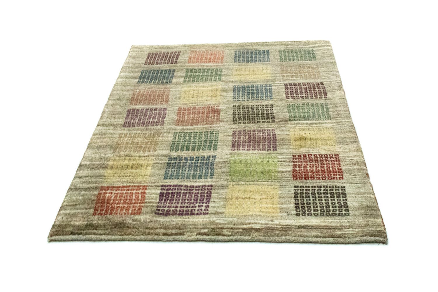 Tappeto Gabbeh - Persero - 137 x 102 cm - grigio