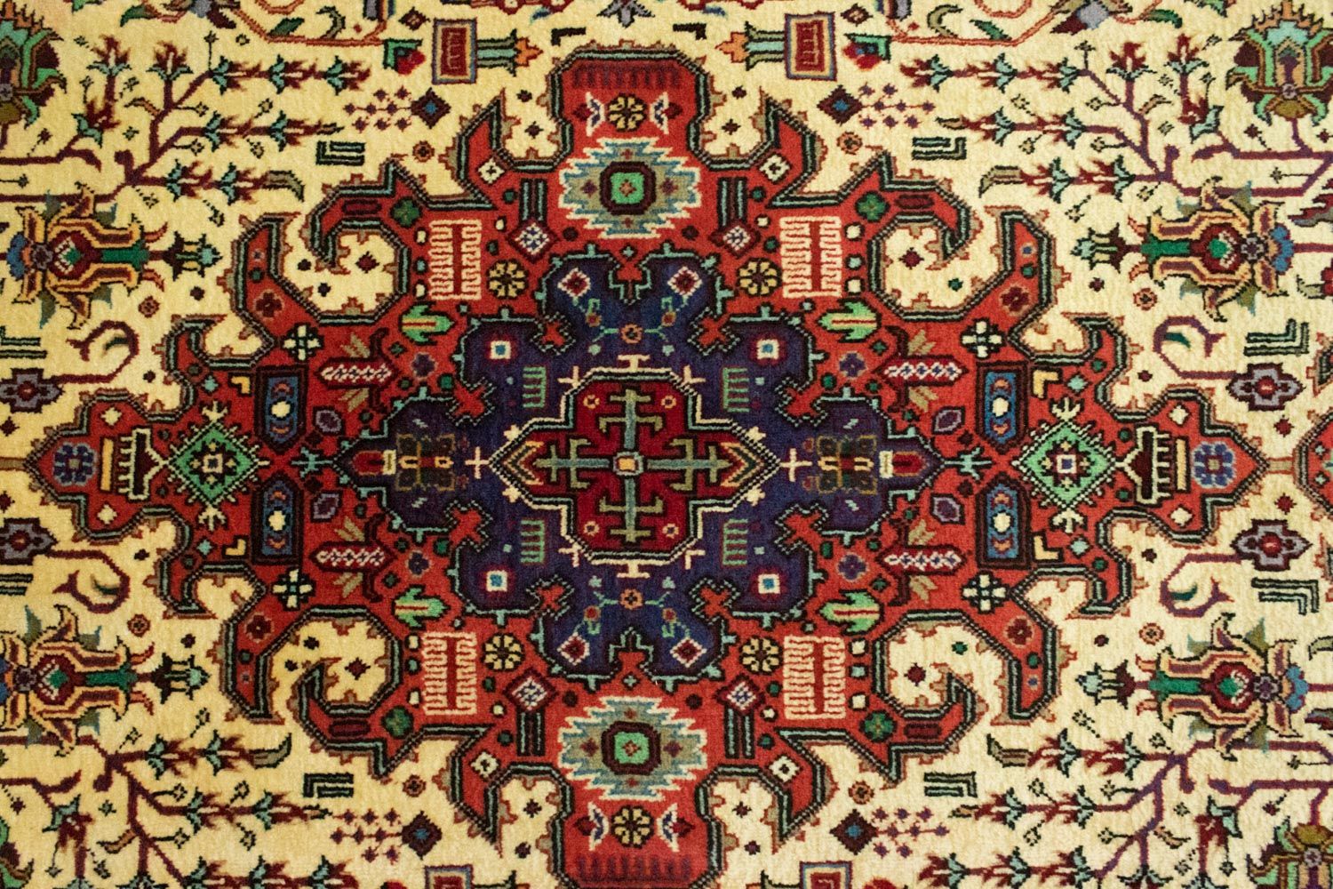 Tappeto Persero - Tabriz - 293 x 202 cm - beige