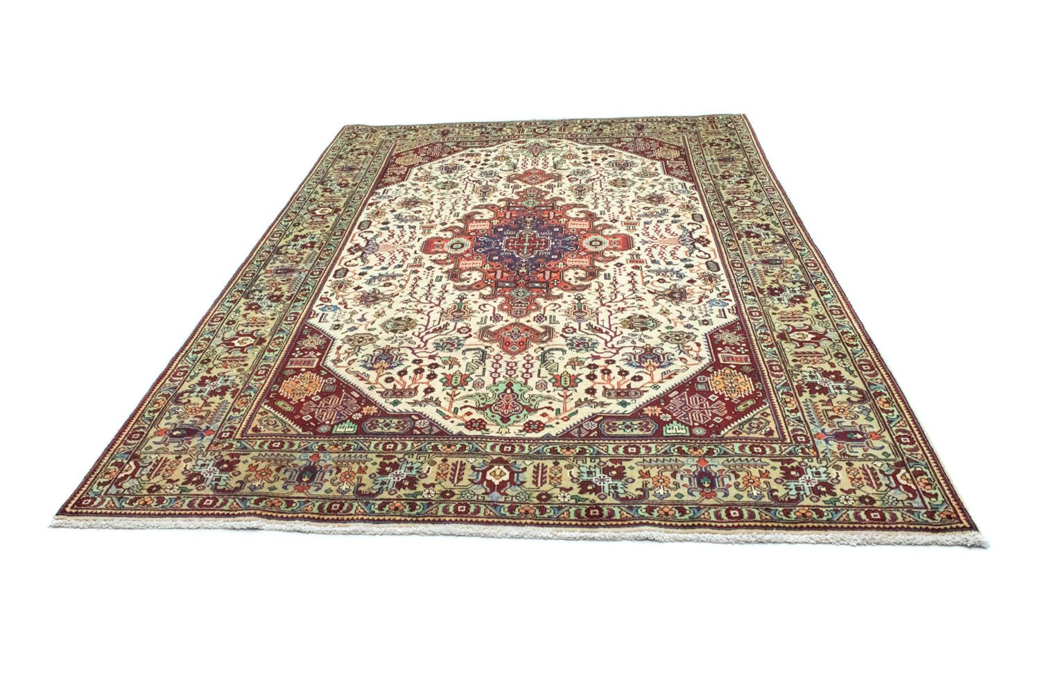 Tappeto Persero - Tabriz - 293 x 202 cm - beige