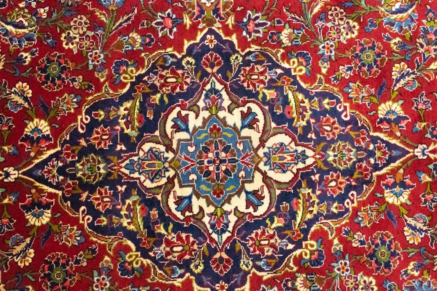 Tappeto Persero - Keshan - 350 x 245 cm - rosso