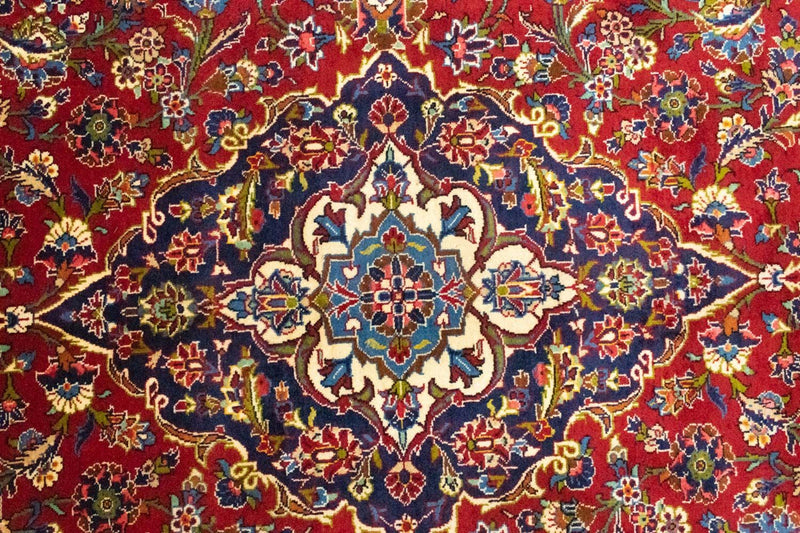 Tappeto Persero - Keshan - 350 x 245 cm - rosso