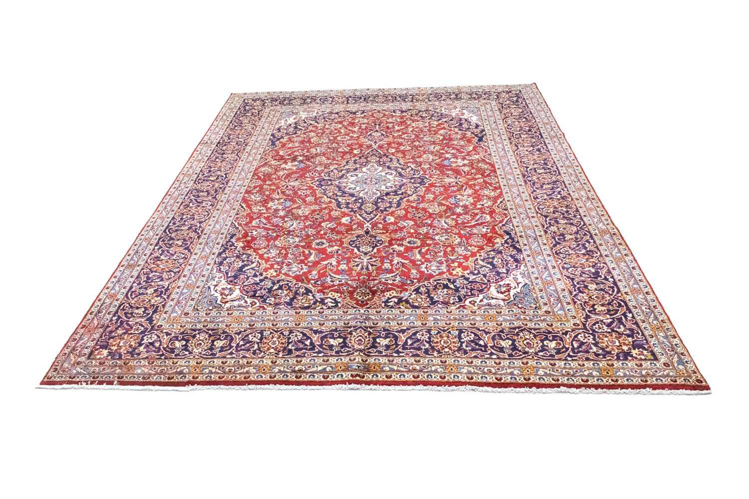 Tappeto Persero - Keshan - 350 x 245 cm - rosso