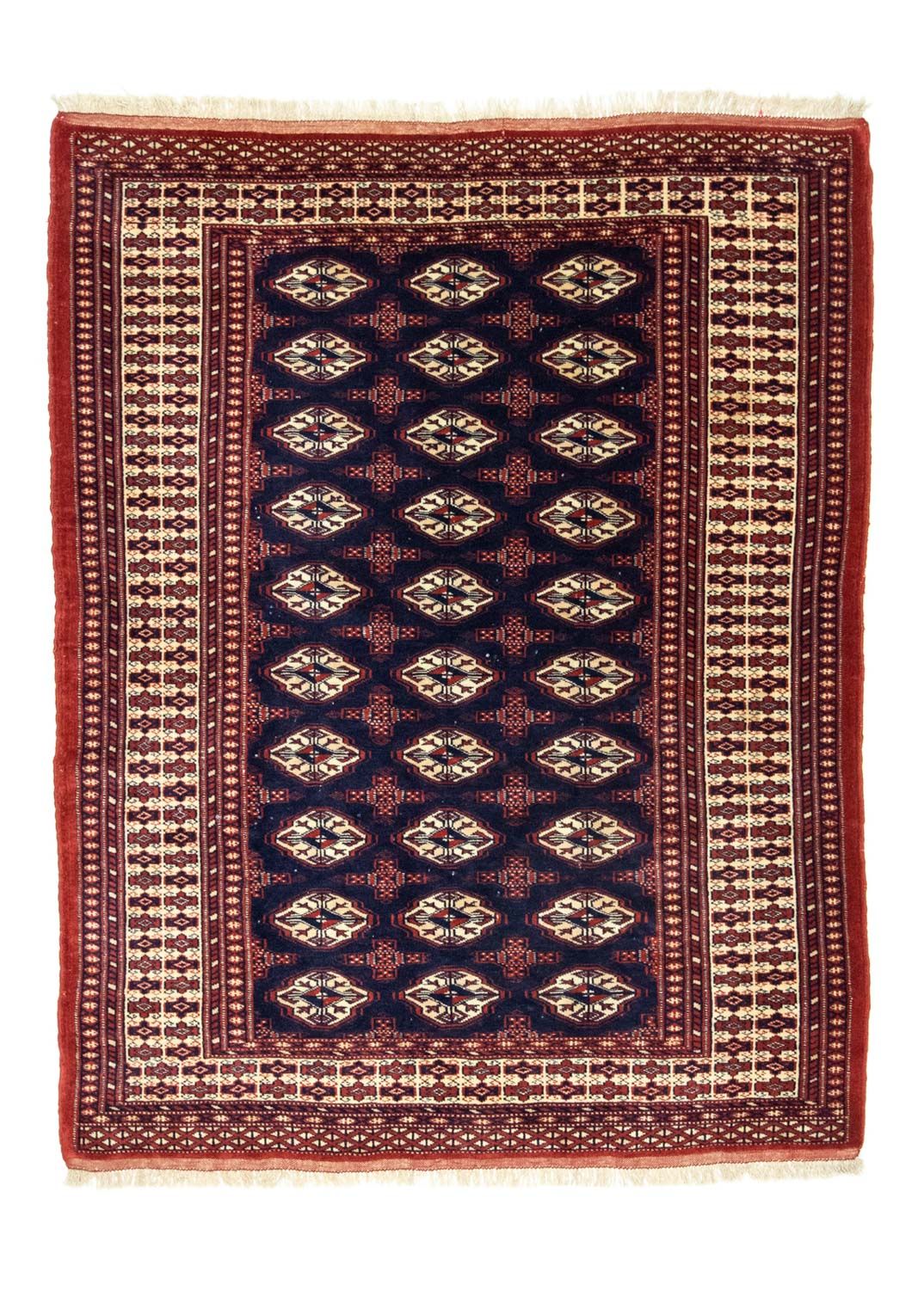 Tappeto Turkaman - 186 x 139 cm - rosso