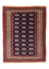 Tappeto Turkaman - 186 x 139 cm - rosso