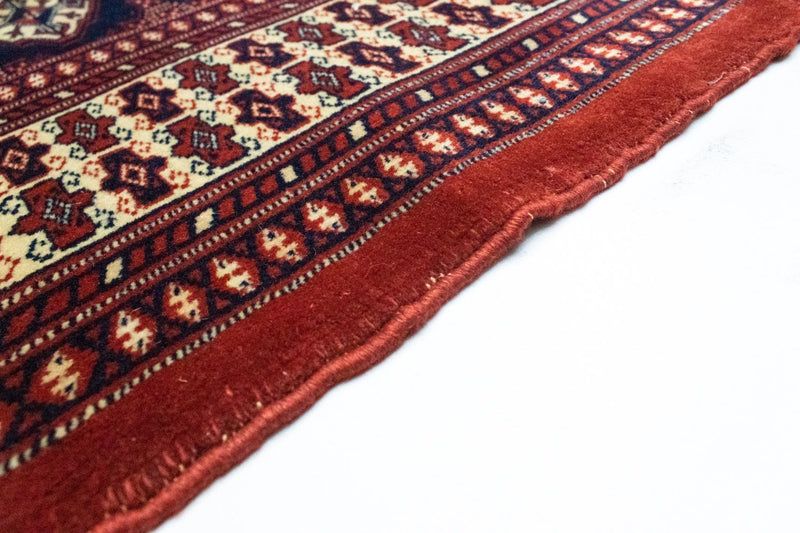 Tappeto Turkaman - 186 x 139 cm - rosso