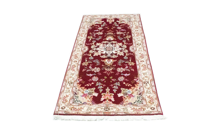 Tappeto corsia Tappeto Persero - Tabriz - Reale - 200 x 83 cm - rosso