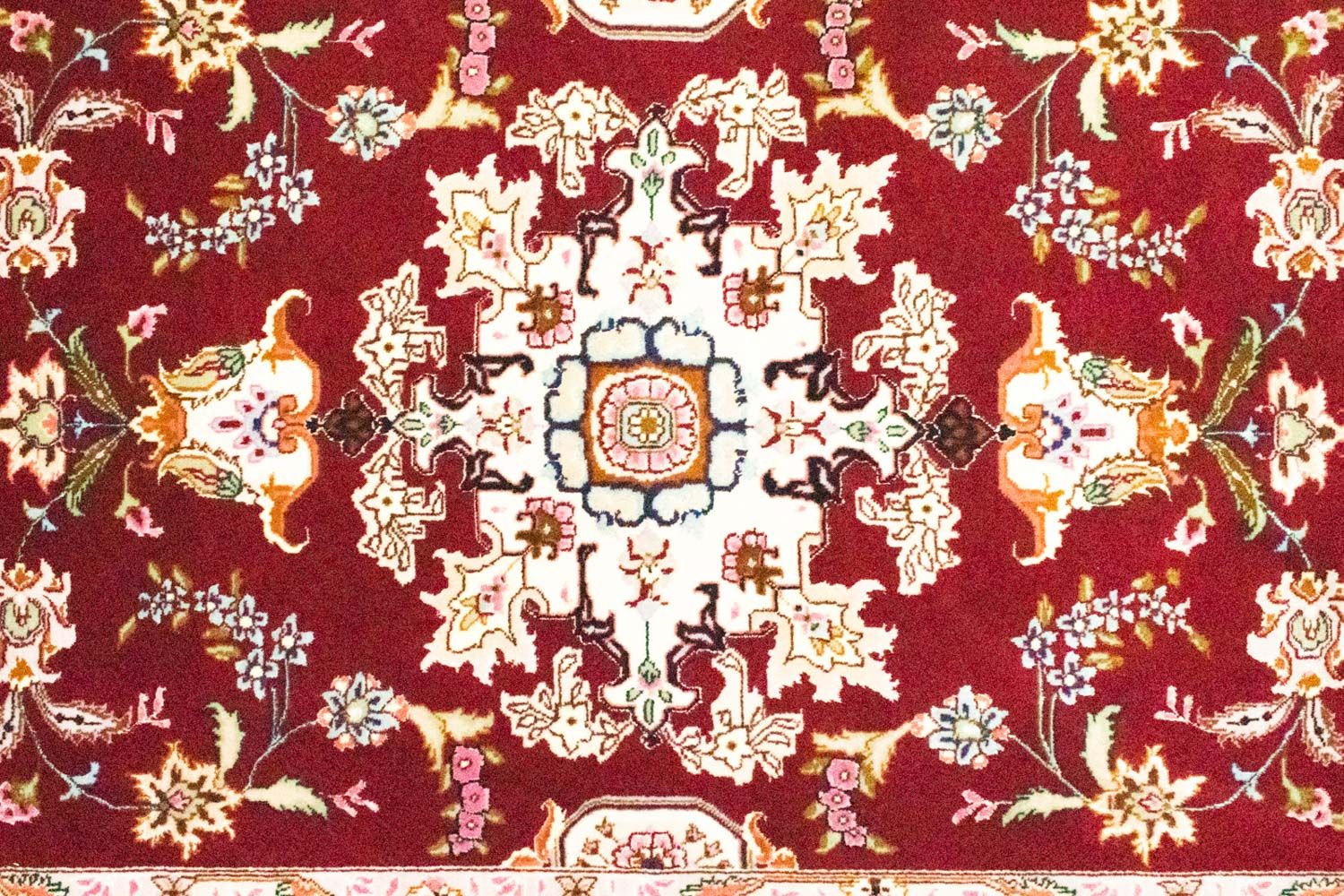 Tappeto corsia Tappeto Persero - Tabriz - Reale - 202 x 81 cm - rosso