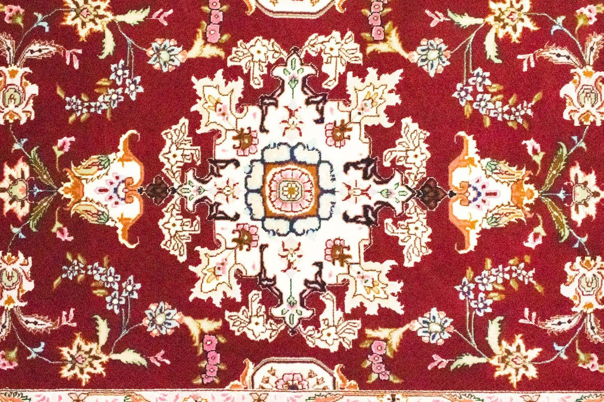 Tappeto corsia Tappeto Persero - Tabriz - Reale - 202 x 81 cm - rosso