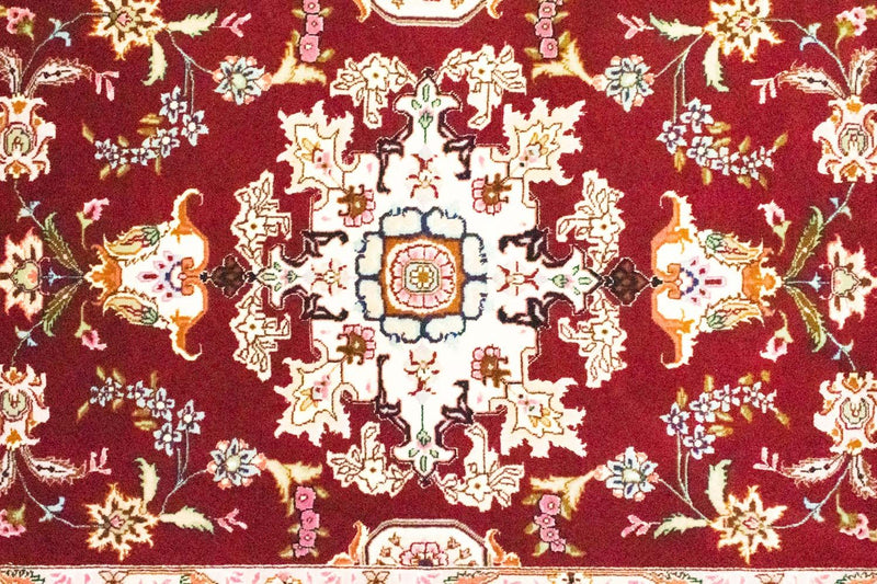 Tappeto corsia Tappeto Persero - Tabriz - Reale - 202 x 81 cm - rosso