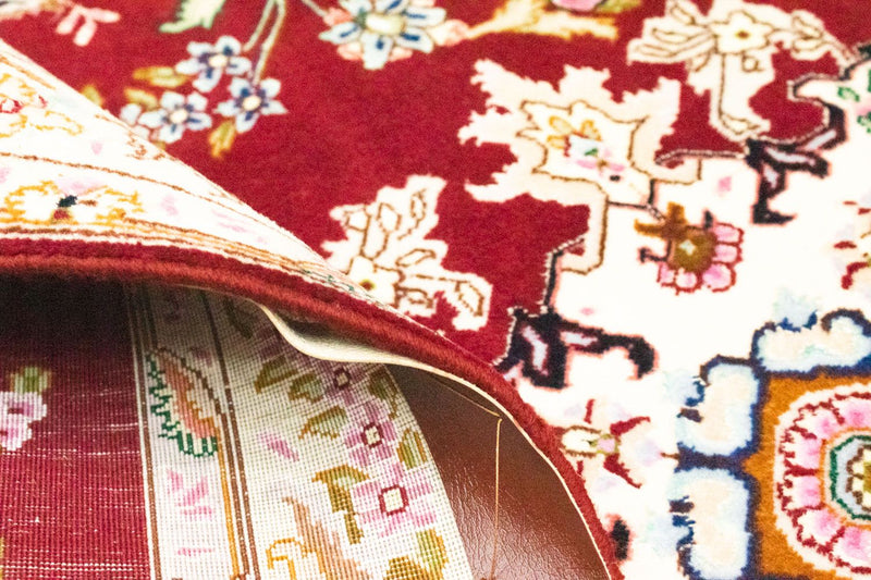 Tappeto corsia Tappeto Persero - Tabriz - Reale - 202 x 81 cm - rosso