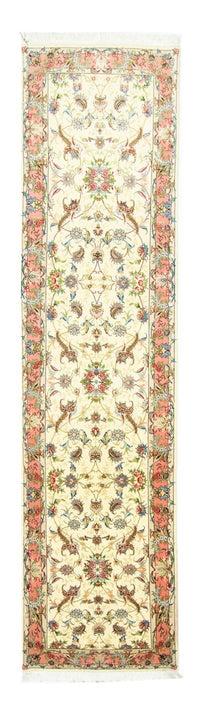 Tappeto corsia Tappeto Persero - Tabriz - Reale - 317 x 78 cm - beige
