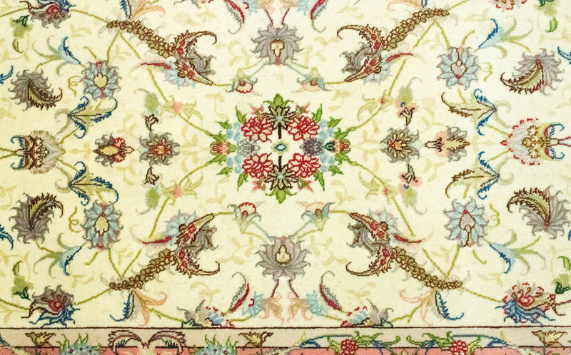 Tappeto corsia Tappeto Persero - Tabriz - Reale - 317 x 78 cm - beige