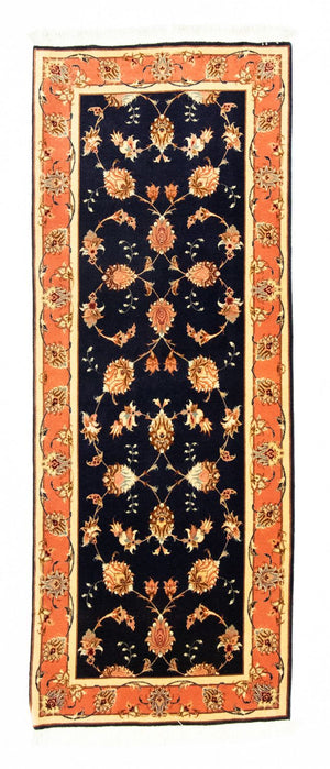 Tappeto corsia Tappeto Persero - Tabriz - Reale - 200 x 75 cm - salmone