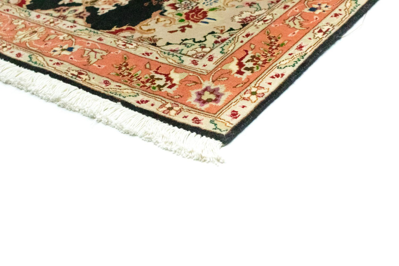 Tappeto corsia Tappeto Persero - Tabriz - Reale - 215 x 83 cm - nero