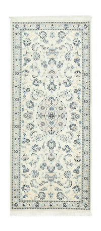 Tappeto corsia Tappeto Persero - Nain - 194 x 79 cm - bianco naturale