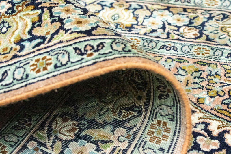Tappeto corsia Tappeto di seta - Seta del Kashmir - 278 x 77 cm - rosso