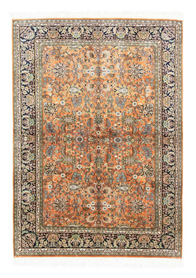 Tappeto di seta - Seta del Kashmir - 181 x 130 cm - ruggine