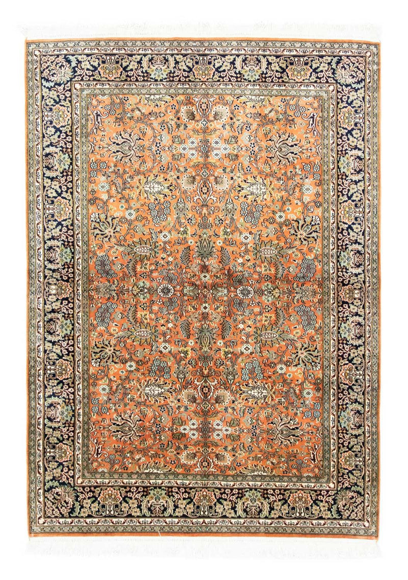 Tappeto di seta - Seta del Kashmir - 181 x 130 cm - ruggine