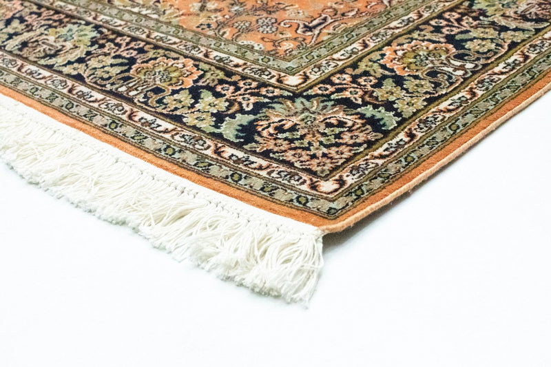 Tappeto di seta - Seta del Kashmir - 181 x 130 cm - ruggine