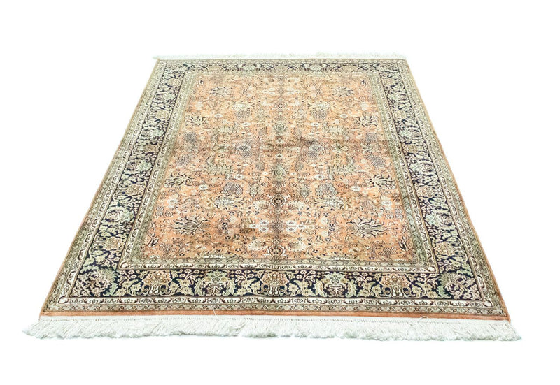 Tappeto di seta - Seta del Kashmir - 181 x 130 cm - ruggine